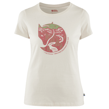Tričko krátky rukáv Fjällräven Arctic Fox Print T-Shirt Women Chalk White