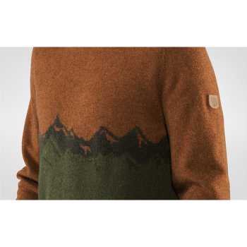  Greenland Re-Wool View Sweater Men Autumn Leaf