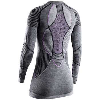Triko dlouhý rukáv X-Bionic APANI® 4.0 Merino Shirt Round Neck Women Black/Grey/Pink