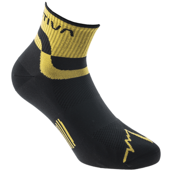 Ponožky La Sportiva Trail Running Socks Black/Yellow_999100