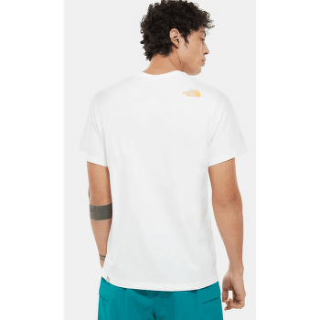 Tričko krátky rukáv The North Face S/S Graphic Tee Men TNF WHITE/FLAME ORANGE