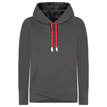 Mikina La Sportiva Stoke Hoody Women Carbon/Hibiscus