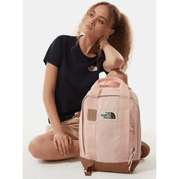 Batoh The North Face Tote Pack Evening Sand Pink Dark Heather-Utility Brown-Vintage White