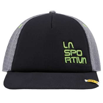 Šiltovka La Sportiva HIVE CAP Carbon/Lime Green