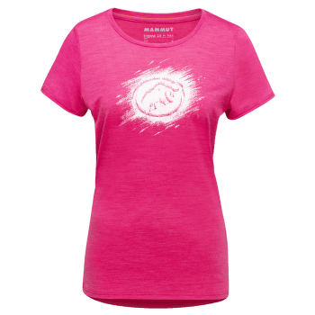 Tričko krátky rukáv Mammut Alnasca Graphic T-Shirt Women pink melange
