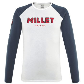 Triko dlouhý rukáv Millet Heritage TS LS Men BLANC/SAPHIR