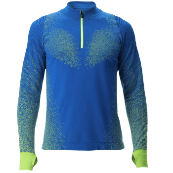 Tričko dlhý rukáv UYN RUNNING EXCELERATION SHIRT LS ZIP UP Men Lapis/Lime