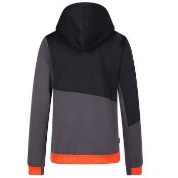 Mikina La Sportiva METHOD HOODY Women Carbon/Cherry Tomato