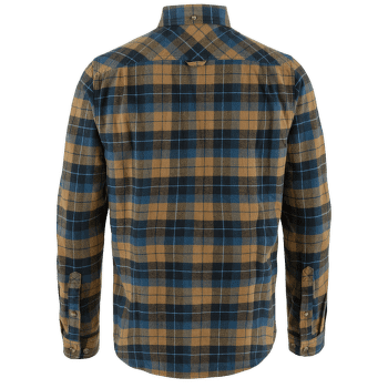 Košile dlouhý rukáv Fjällräven Singi Heavy Flannel Shirt Men Dark Navy-Buckwheat Brown