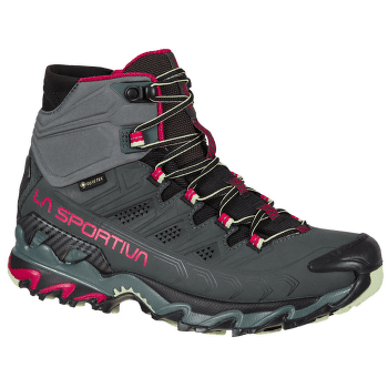 Topánky La Sportiva Ultra Raptor II Mid Leather Wide GTX Women Charcoal/Cerise