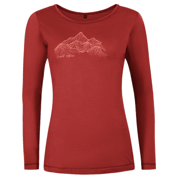 Tričko dlhý rukáv Direct Alpine Furry Long Lady palisander