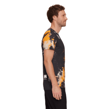 Triko krátký rukáv Mammut Massone Sport T-Shirt Sender Men black-tangerine 00711