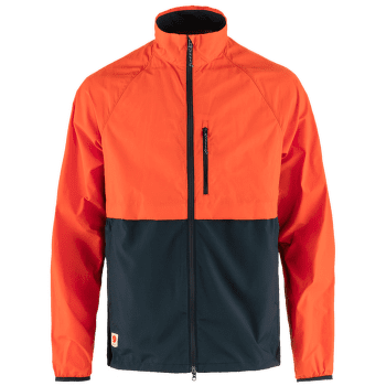 Bunda Fjällräven HC Hybrid Wind Jacket Men Dark Navy-Flame Orange