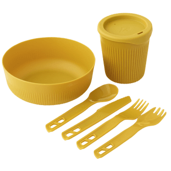 Set Sea to Summit Passage Dinnerware Set - [1P] [6 Piece] Arrowwood Yellow