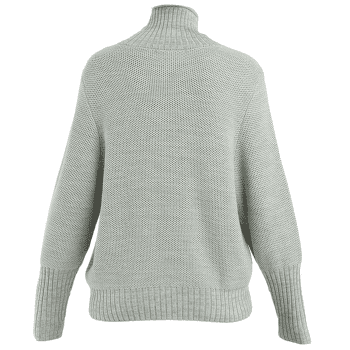 Sveter Icebreaker Seevista Funnel Neck Sweater Women ASHEN/MOSS