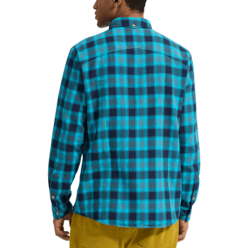 Košile dlouhý rukáv La Sportiva RAMBLER FLANNEL SHIRT Men Black/Lime Punch