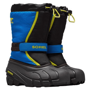 Topánky Sorel Childrens Flurry™ Black, Super Blue 014