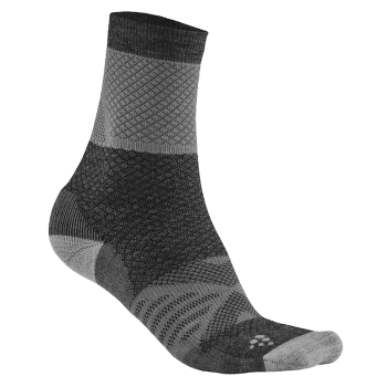 Ponožky Craft ADV XC Warm Sock ASPHALT/WHITE