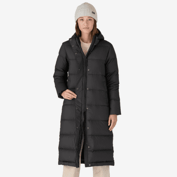 Kabát Patagonia Silent Down Long Parka Women Black