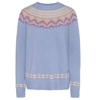 Sveter Kari Traa Sundve Knit PASTEL LIGHT BLUE