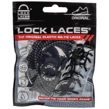 Tkaničky Lock Laces ORIGINAL LACES Black