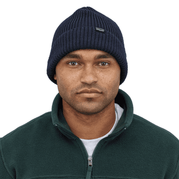 Čiapka Patagonia Fishermans Rolled Beanie Contrast Stripe: Black