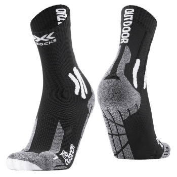Ponožky X-Bionic Trek Outdoor Socks Opal Black/Dolomite Grey Melange