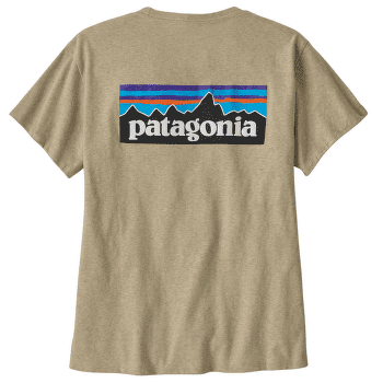 Tričko krátky rukáv Patagonia P-6 Logo Responsibili-Tee Women Pumice
