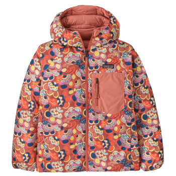 Bunda Patagonia Reversible Down Sweater Hoody  Kids River River: Potters Red