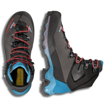 Topánky La Sportiva Aequilibrium Trek Women GTX Carbon/Malibu Blue_G00B02