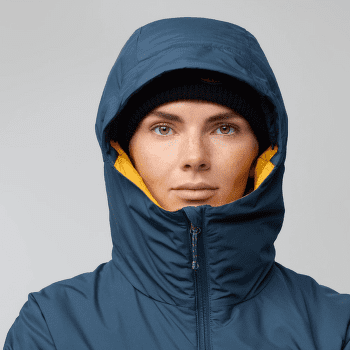 Bunda Fjällräven Bergtagen 60 Insulation Jacket Women Mustard Yellow-Mountain Blue