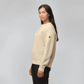 Svetr Fjällräven Övik Waffle Knit Women Light Beige
