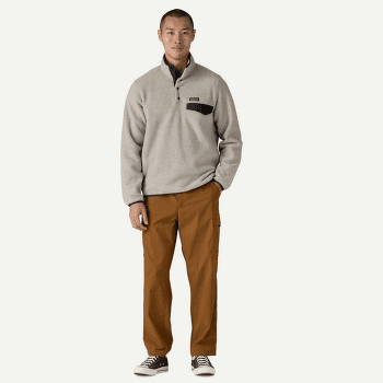 Mikina Patagonia Lightweight Synch Snap-T Pullover Men Nickel w/Clement Blue