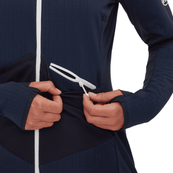 Mikina Mammut Eiger Speed ML Hybrid Hooded Jacket Women sky-night