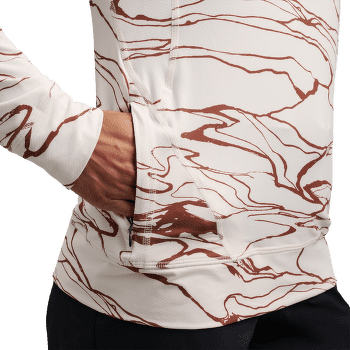 Mikina Black Diamond LS Alpenglow Hoody Women Relief-Meadow Rose-Fig