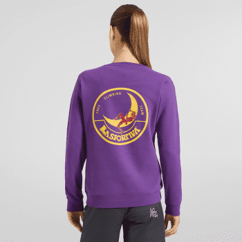 Triko dlouhý rukáv La Sportiva Climbing on the Moon Sweatshirt Women Fucsia/Giallo