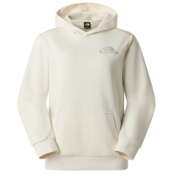 Mikina The North Face Monte Regular Hoodie-Graphic Women WHITE DUNE