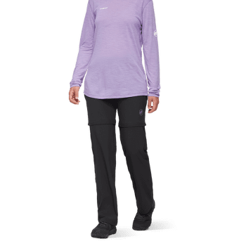 Kalhoty Mammut HIKING ZIP OFF PANTS WOMEN black 0001