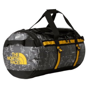 Taška The North Face Base Camp Duffel - M (52SA) MV3 ANTHRACITE GREY CONRAD TOPOS PRINT/SUMMIT GOLD