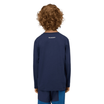Triko dlouhý rukáv Mammut MAMMUT CORE LONGSLEEVE KIDS LOGO marine 5118