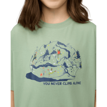 Tričko krátky rukáv Mammut MAMMUT BASE T-SHIRT CLIMBING KIDS white 0243