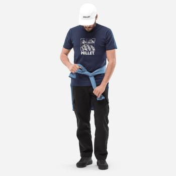 Tričko krátky rukáv Millet CHAMONIX LOGO TS SS Men SAPHIR NEW
