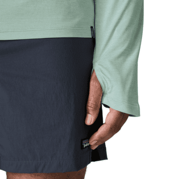 Tričko dlhý rukáv Patagonia Cap Cool Sun Hoody Men Thermal Blue - Thin Ice X-Dye