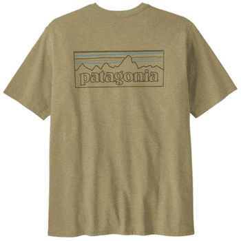 Triko krátký rukáv Patagonia P-6 Logo Responsibili Tee Men P-6 Outline: Gumtree Green