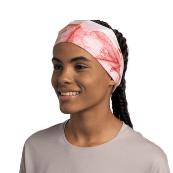 Čelenka Buff Coolnet UV Wide Headband SENIA AZALEA
