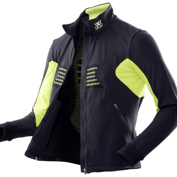 Mikina X-Bionic Racoon Ski Full Zip Men Black/Lime green