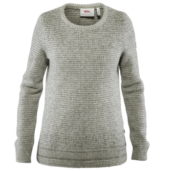 Sveter Fjällräven Övik Structure Sweater Women Egg Shell-Grey