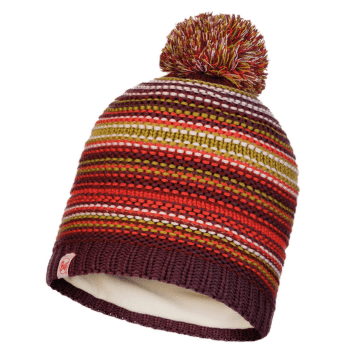 Čepice Buff Junior Knitted&Polar Hat Amity MAROON