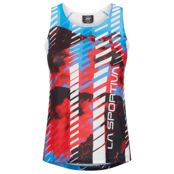 Tielko La Sportiva Sky Tank Women Malibu Blue/Hibiscus