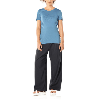 Tričko krátky rukáv Icebreaker Nature Dye Tech Lite SS Crewe Anniversary Ram Women TRUE INDIGO LT